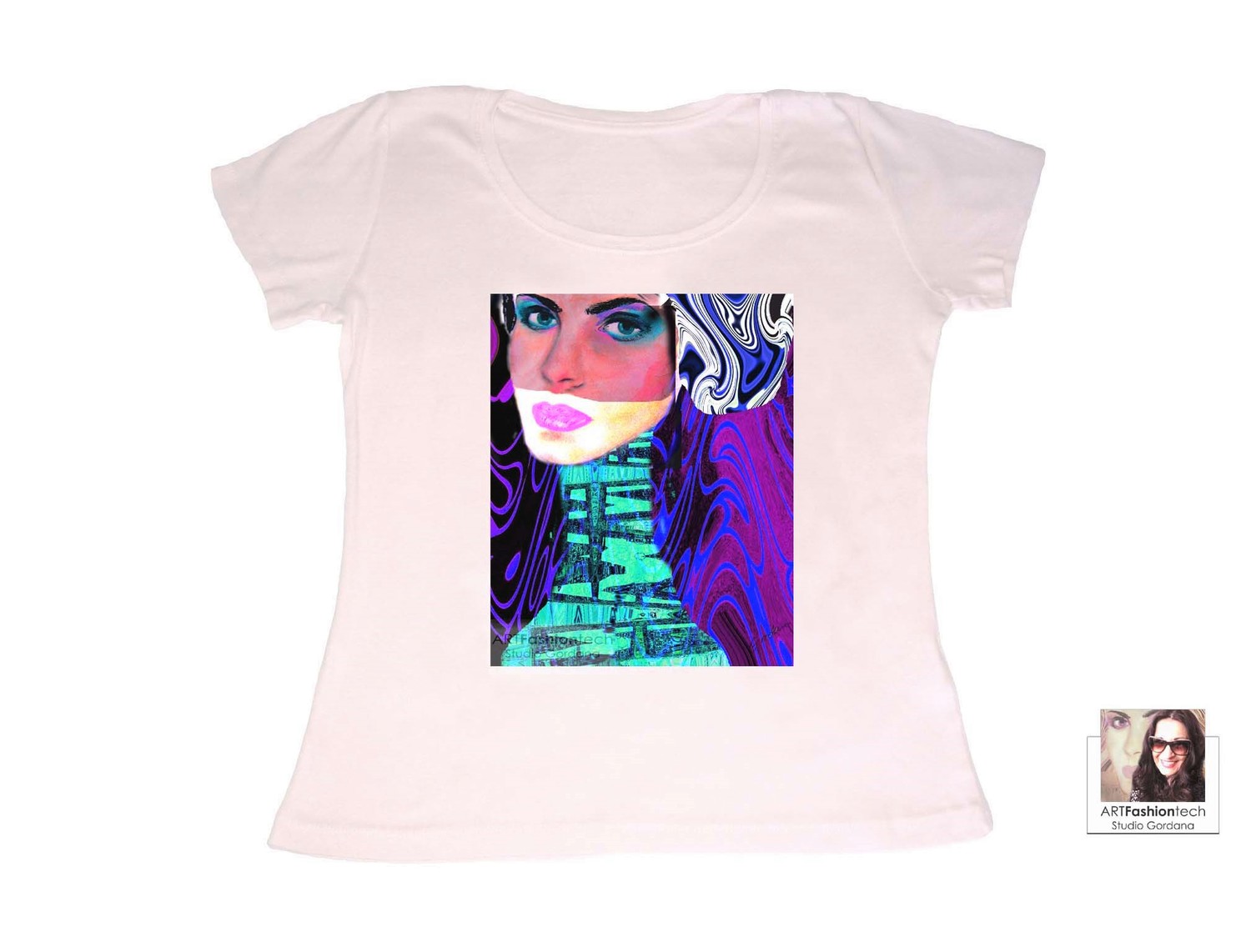 Space Queen pamučna majica s tiskom